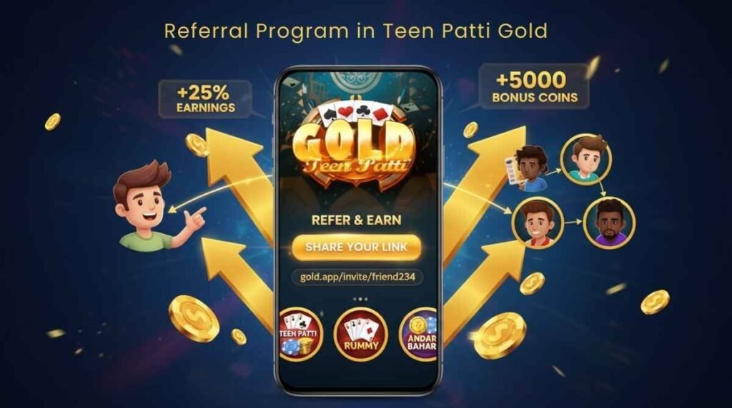 Referral Program in Teen Patti Gold