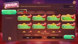 Teen Patti Gold Easypaisa & JazzCash Deposit Options